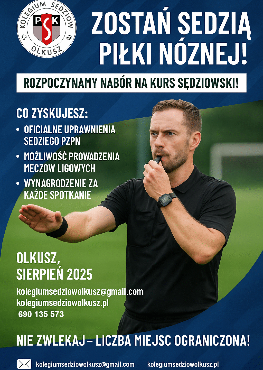 Zostań sędzią piłki nożnej!